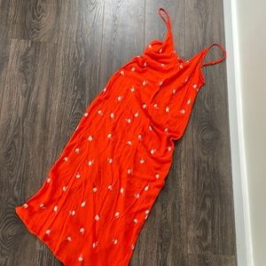 O’Neill bias cut slip dress in small